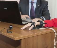 Checking employees on a polygraph
